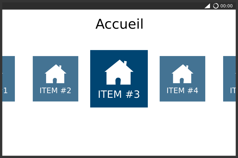 Image du mockup du carrousel Android