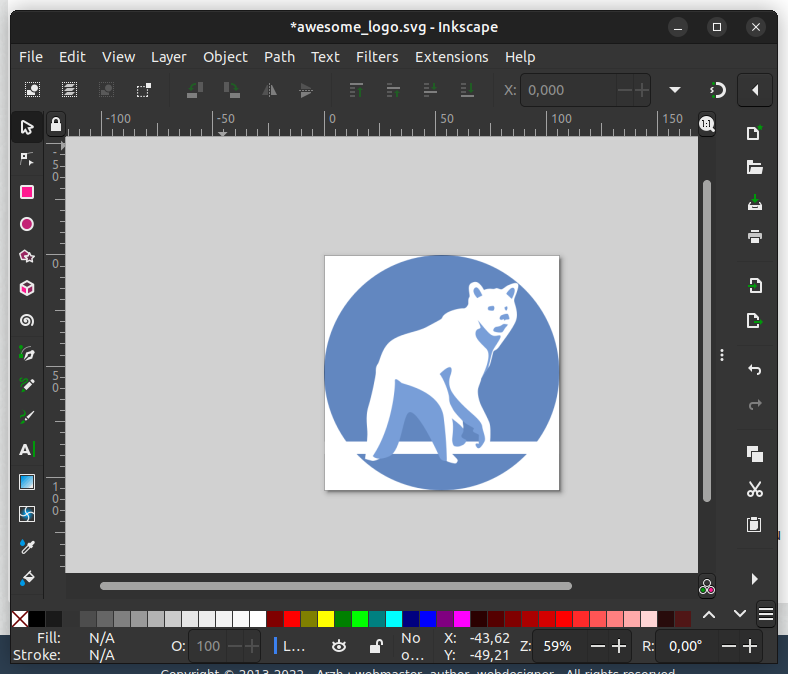 Inkscape: document prÃªt
